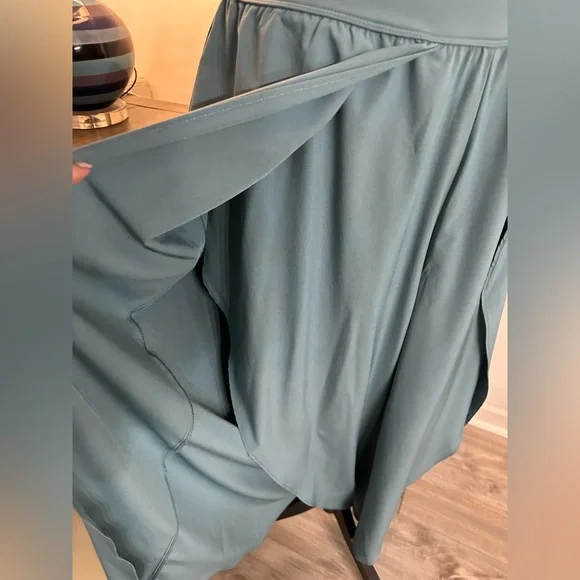 HALARA NWT Breezeful Stone Blue High Waisted Palazzo Pants - Size L - Picture 4 of 14